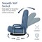 Best Choice Products 360-Degree Swivel Gaming Floor Chair w/ Armrest Handles, Foldable Adjustable Back